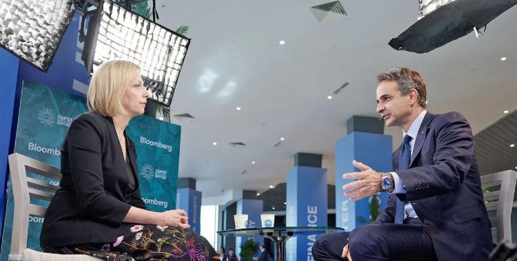 PM Mitsotakis to Bloomberg: Η Ελλάδα θα είναι η πρώτη χώρα στην Ευρώπη που θα απαγορεύσει τα παράνομα λογισμικά