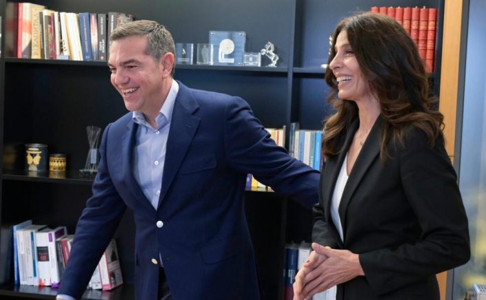 SYRIZA Leader Alexis Tsipras: Η Πόπη Τσαπανίδου νέα εκπρόσωπος Τύπου του κόμματος