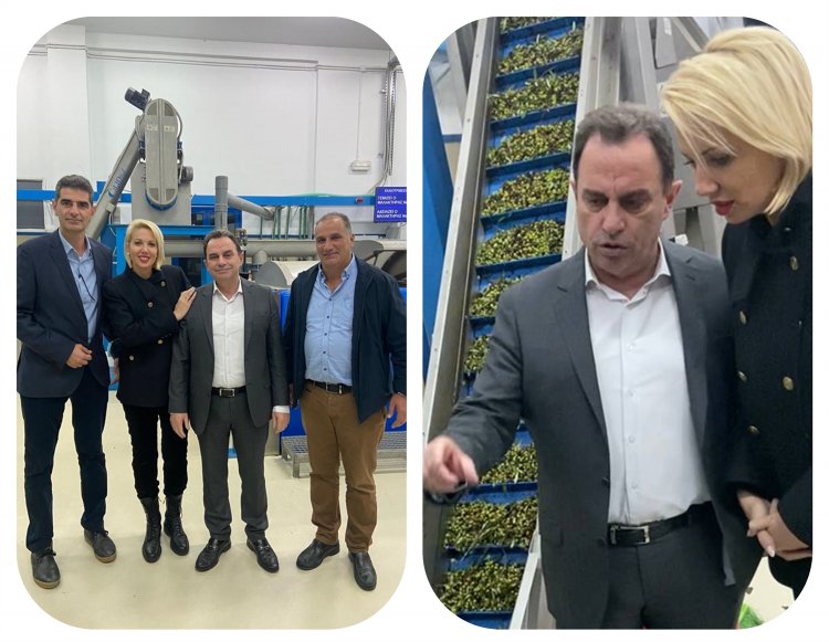 ND's MP Katerina Monogiou: Η Κατερίνα Μονογυιού υποδέχτηκε τον ΥΠΑΑΤ Γιώργο Γεωργαντά στη Νάξο