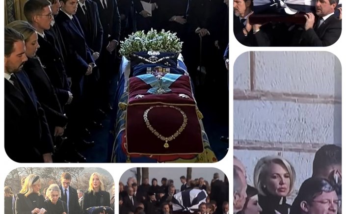 Funeral of former King Constantine: Ενταφιάστηκε στο Τατόι ο τέως βασιλιάς Κωνσταντίνος – Δίπλα στους προγόνους του