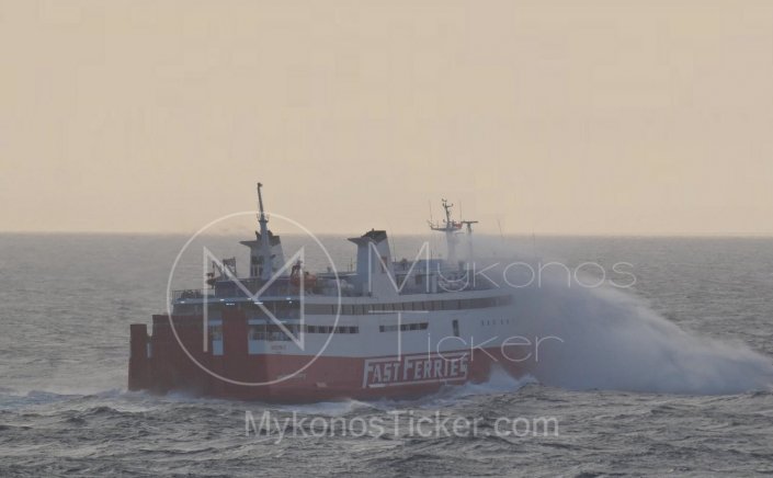 Ferry Service & Modifications: Ακυρώσεις δρομολογίων της Fast Ferries, την Κυριακή 05/02/23, από Ραφήνα για Μύκονο, λόγω δυσμενών καιρικών συνθηκών