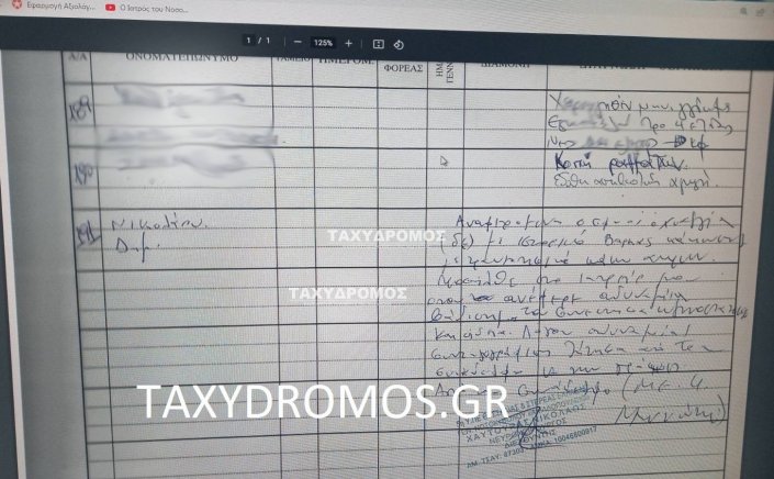 Tempi train crash: Αυτό είναι το παραπεμπτικό για την αναρρωτική άδεια στον επιθεωρητή