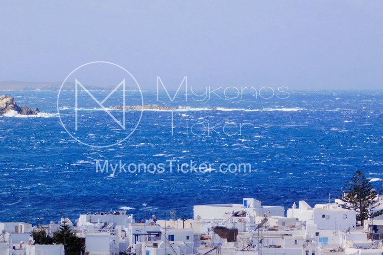 Marine Forecast: Αναγγελία για συνέχιση των Νοτιοανατολικών Θυελλωδών Ανέμων έως 8 bf - Διαρκής Ετοιμότητα από το Λιμεναρχείο Μυκόνου!!