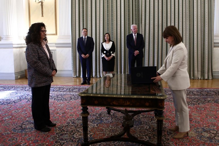 National Elections 2023: Ορκίσθηκε η Καλλιόπη Σπανού ως Υπουργός Εσωτερικών