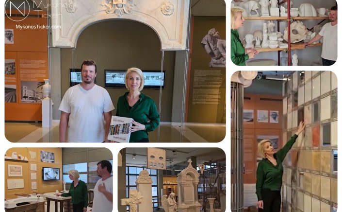 ND MP Candidate - Κατερίνα Μονογυιού: Επίσκεψη της Κατερίνας Μονογυιού στο Προπαρασκευαστικό και Επαγγελματικό Σχολείο Καλών Τεχνών Πανόρμου Τήνου και στο Μουσείο Γιαννούλη Χαλεπά [Video]