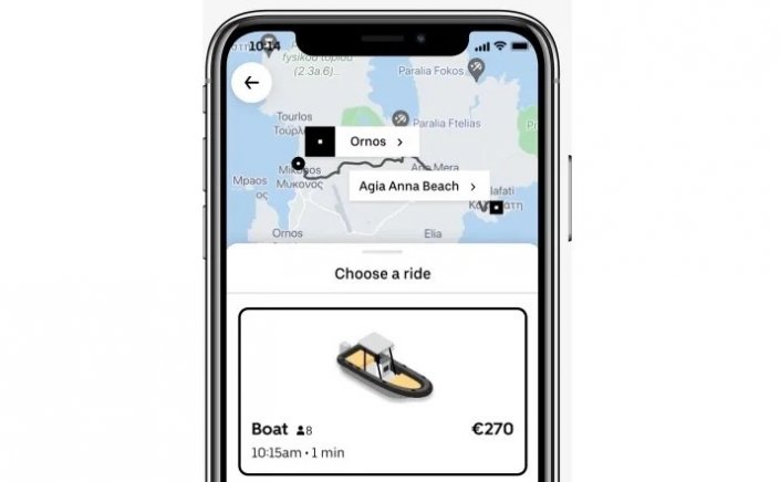 Uber boats in Mykonos: Ξεκίνησε η υπηρεσία θαλάσσιων μεταφορών της Uber στη Μύκονο