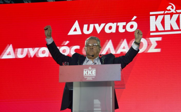 KKE leader Koutsoumbas: Την Κυριακή ζωντανεύουμε ξανά την ελπίδα, με δυνατό ΚΚΕ! [Video]