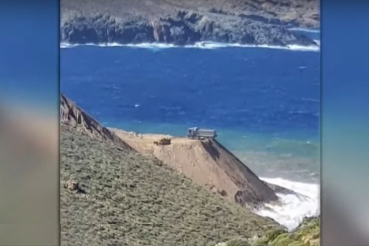 Mykonos arrests: Στα πράσα φύλακας μεγαλοεργολάβου!! 4 συλλήψεις και κατάσχεση 4 βαρέων οχημάτων και μηχανημάτων έργου, για παράνομες επιχωματώσεις!!