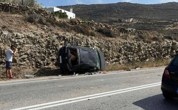 Mykonos Road  crash: Θανατηφόρο τροχαίο στην  Μύκονο