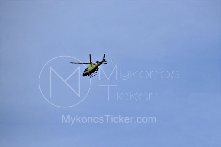 Medical AirLift from Mykonos: Αεροδιακομιδή ασθενούς από την Μύκονο στην Πάρο
