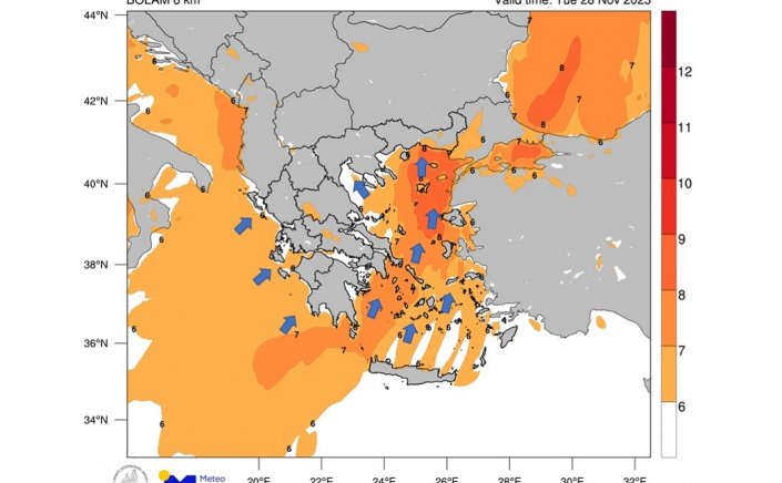 Weather Forecast: Βροχές επιπέδου 4 σήμερα - Νέο κύμα κακοκαιρίας με έντονα φαινόμενα [Meteo - Χάρτες]