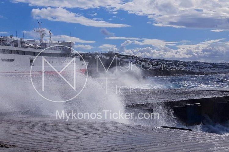 Marine Forecast: Αναγγελία για συνέχιση  Θυελλωδών Ανέμων έως 8 bf, στο Νοτιοανατολικό & Κεντρικό Αιγαίο - Διαρκής Ετοιμότητα από το Λιμεναρχείο Μυκόνου!!