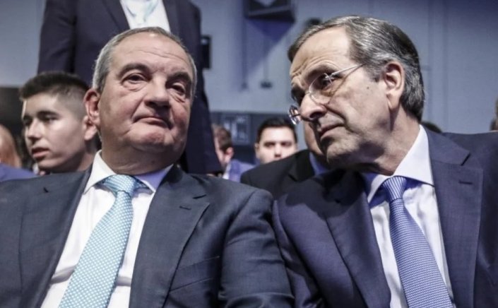 Past PM Karamanlis-Samaras:  Απόντες από τη ΔΕΘ Καραμανλής - Σαμαράς