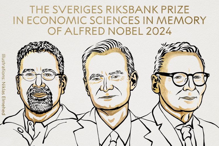 The Nobel Economic Sciences Prize 2024: To Νόμπελ Οικονομίας στους Daron Acemoglu, Simon Johnson & James A. Robinson, για μελέτες της επιρροής των θεσμών στην κοινωνική ευημερία