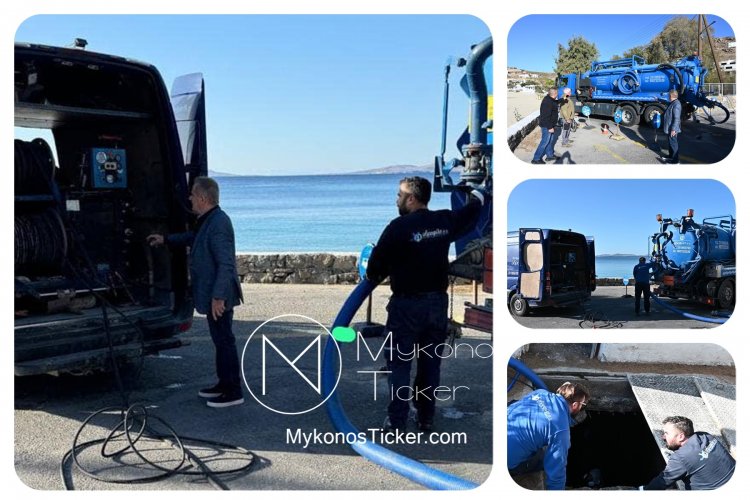 Ολιστικός καθαρισμός και συντήρηση αντλιοστασίου λυμάτων στον Αγιο Στέφανο [Εικόνες - Video]