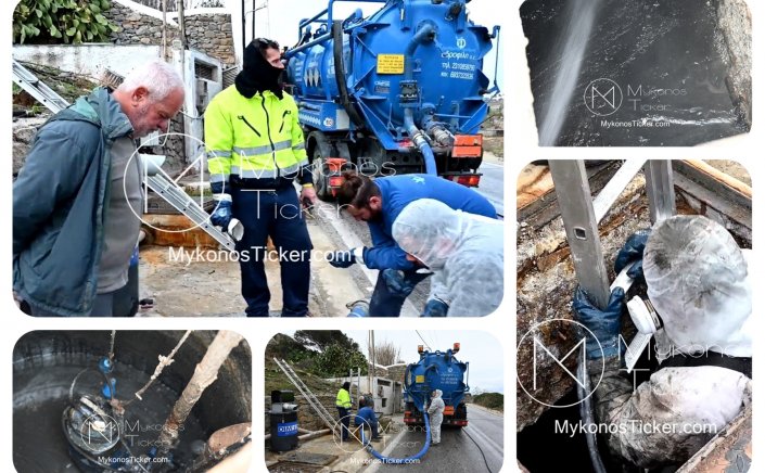 Προληπτικός έλεγχος και ολιστικός καθαρισμός του αντλιοστασίου λυμάτων στα Καστελάκια [Εικόνες & Video]