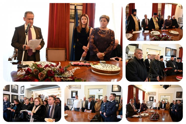 Xpήστος Bερώνης: Eχω μία και μόνο φιλοδοξία, να υπηρετήσω τη Μύκονο και να φανώ αντάξιος των προσδοκιών και της εμπιστοσύνη σας [Εικόνες & Videos]