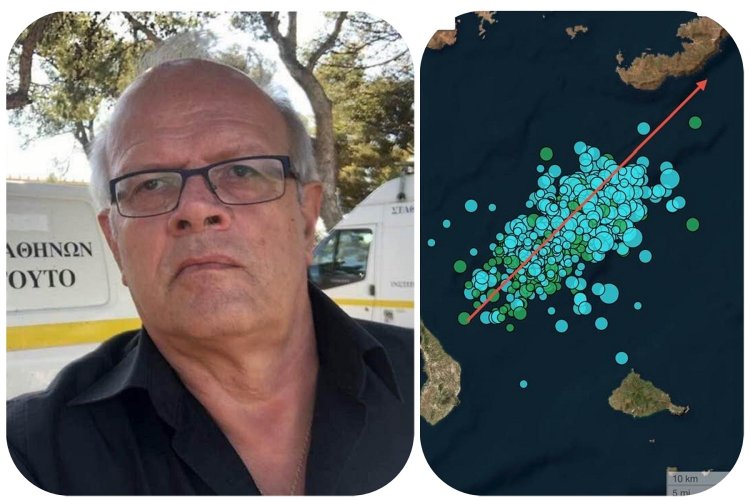 Santorini earthquakes - Άκης Τσελέντης: Όσο δε γίνεται ο κύριος σεισμός τόσο θα αυξάνει και το αναμενόμενο μέγεθος του