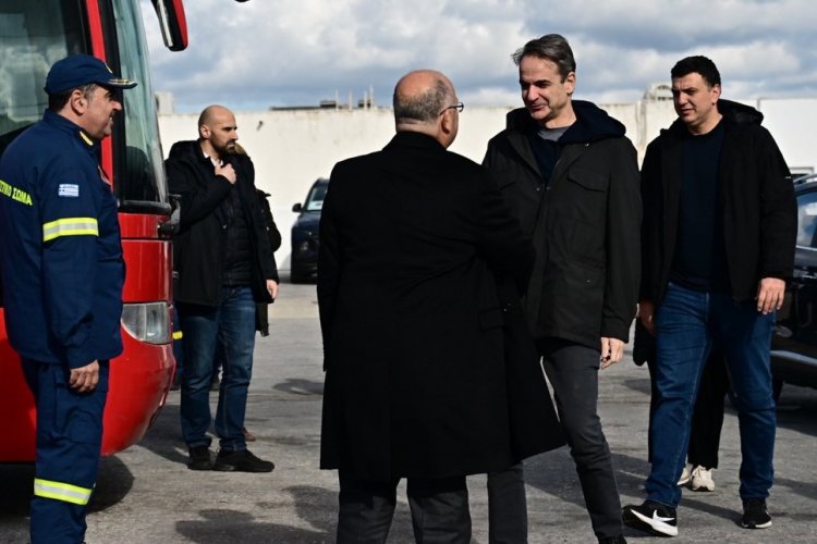 PM Mitsotakis in Santorini: Στη Σαντορίνη έφτασε ο πρωθυπουργός Κ. Μητσοτάκης