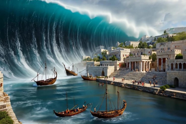 Santorini Volcano: Πώς το ηφαίστειο της Σαντορίνης άλλαξε την ιστορία!! Πώς η έκρηξη εξαφάνισε τον Μινωικό πολιτισμό - Εντυπωσιακό Video αναπαριστά το κολοσσιαίο τσουνάμι!!