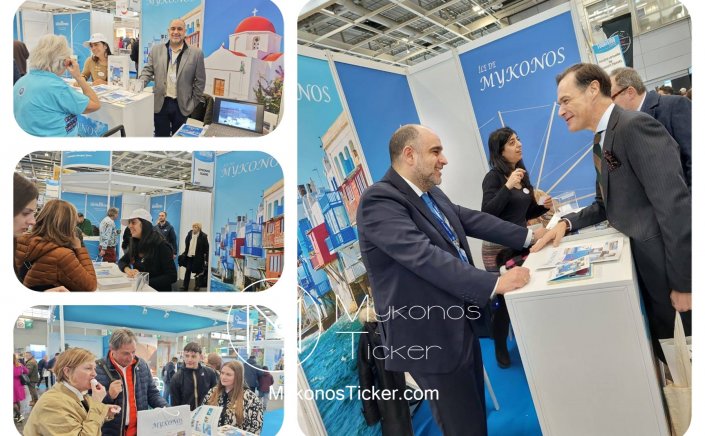 Xpήστos Bεpώvηs: Η Μύκονος πρωταγωνίστρια στην έκθεση “Salon Mondial du Tourisme” -  Στόχος η διαρκής ενίσχυση του τουριστικού brand name της