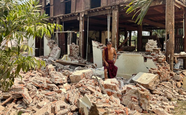 Powerful Quake Hits Myanmar: Σεισμός μεγέθους 7,7 βαθμών της κλίμακας Ρίχτερ έπληξε τη Μιανμάρ, Tουλάχιστον πέντε νεκροί - Εργάτες παγιδευμένοι σε ουρανοξύστη που κατέρρευσε στην Μπανγκόκ