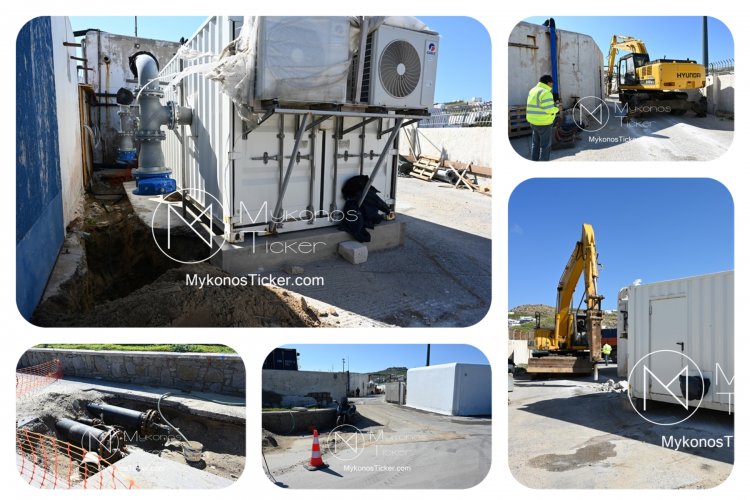 Ξεκίνησαν οι εργασίες σύνδεσης του διπλού καταθλιπτικού αγωγού ύδρευσης με το νέο αντλιοστάσιο στον Κόρφο [[Video]