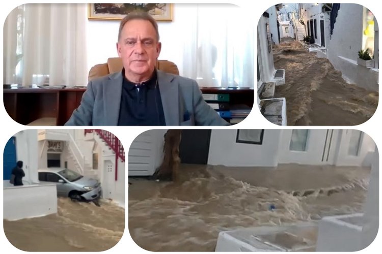 Xpήστos Bεpώvηs: Η Μύκονος πρέπει να κηρυχθεί σε κατάσταση έκτακτης ανάγκης για να μπορέσουμε ταχύτατα να  αποκαταστήσουμε τις ζημιές
