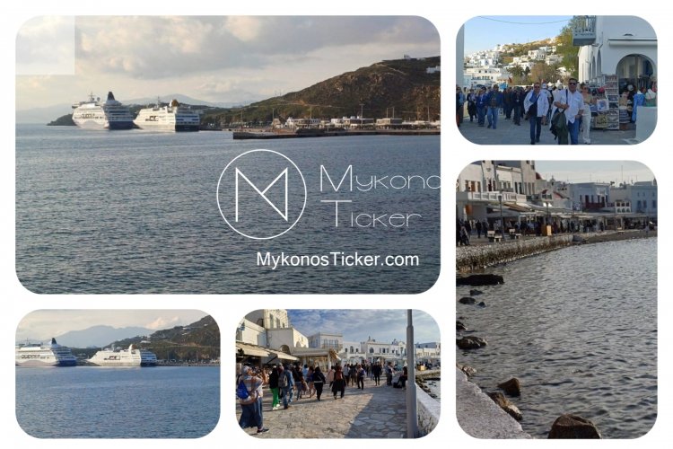 Xpήστos Bεpώvηs: Ξαναβρίσκουμε τους ρυθμούς μας - Η Αισιοδοξία επιστέφει στην πλημμυρισμένη με επισκέπτες κρουαζιέρας Μύκονο