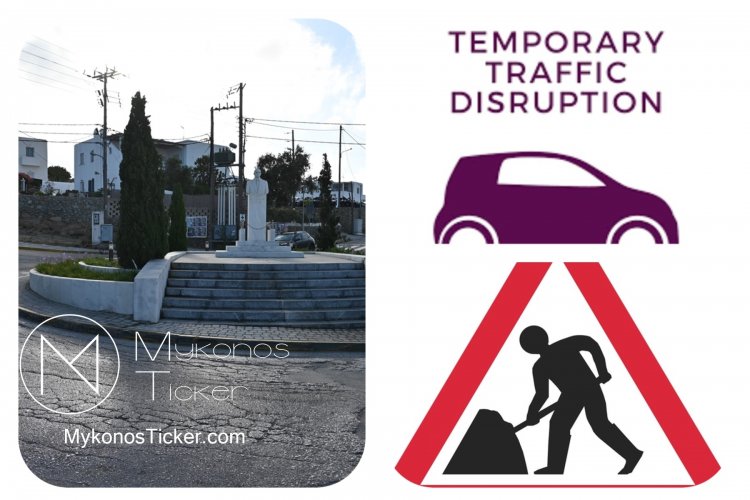 Traffic Arrangements in Mykonos: Κυκλοφοριακές ρυθμίσεις στις περιοχές Δεσποτικά και Δραφάκι λόγω εργασιών του ΔΕΔΔΗΕ