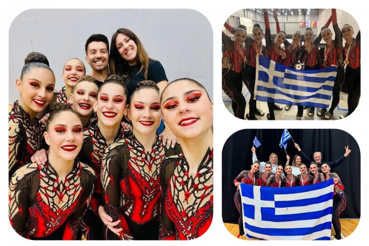 Συγχαρητήρια Xpήστoυ Bεpώvη στις αθλήτριες και στους προπονητές της Αισθητικής Γυμναστικής της ΑΕ Μυκόνου για την νέα παγκόσμια διάκρισή τους