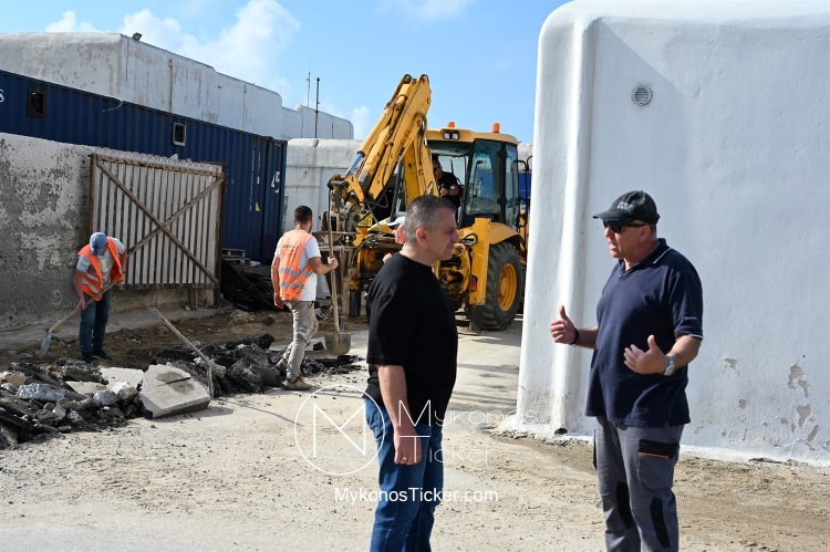 ΔΕΥΑ Μυκόνου: Συνδέθηκε ο νέος καταθλιπτικός αγωγός μεταφοράς θαλασσινού νερού με την αφαλάτωση του Kόpφoυ [Εικόνες & Video]