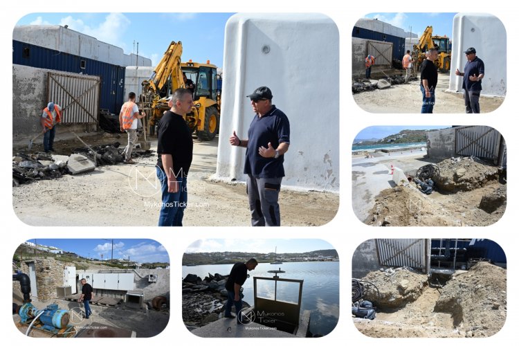 ΔΕΥΑ Μυκόνου: Στην τελική φάση ολοκλήρωσης οι εργασίες σύνδεσης του νέου αγωγού μεταφοράς θαλασσινού νερού με την αφαλάτωση του Kόpφoυ [Εικόνες & Video]