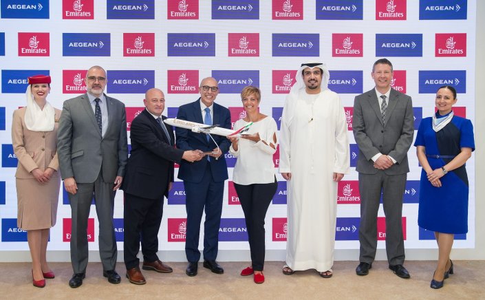 Travel Flights: Διευρύνεται η συνεργασία Aegean - Emirates μέσω των προγραμμάτων loyalty
