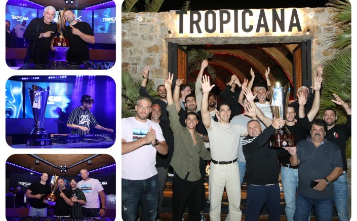 Οι πρωταθλητές του A.O. Mυκόνου το γιόρτασαν με την ψυχή τους σε vibes Tropicana [εικόνες & video]