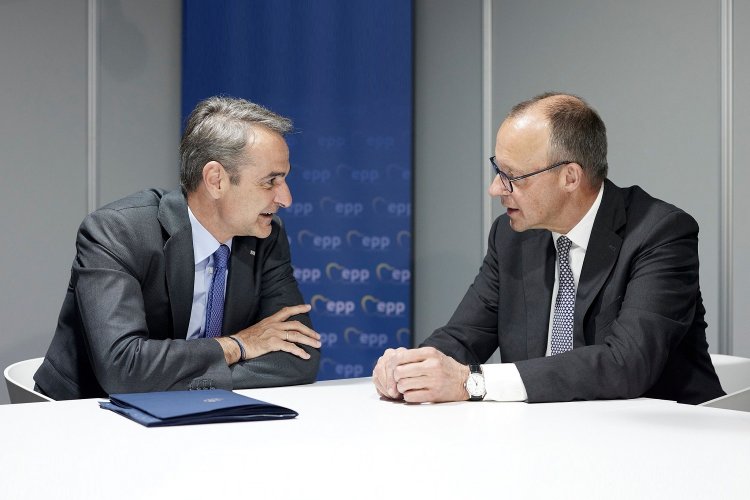 Murch-Mitsotakis meeting in Berlin: Τετ α τετ  Μερτς - Μητσοτάκη στο Βερολίνο, με  Διεθνή θέματα στην ατζέντα, Διμερείς σχέσεις και   ΕΕ