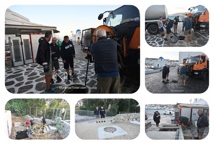 ΔΕΥΑ Μυκόνου: Επίμονη και αδιάκοπη η μέριμνά μας για την λειτουργικότητα του αποχετευτικού δικτύου - Καθαρισμός φρεατίων  και αντλιοστασίων σε Γιαλό και Αγιο Στέφανο [Εικόνες &Videos]