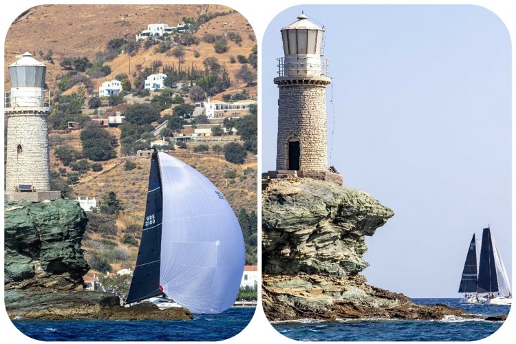 International Yacht Race of Andros: «58ος Eurobank Διεθνής Ιστιοπλοϊκός Αγώνας Άνδρου “Ι. Β. Γουλανδρής”»: Με «μπαλόνια» και εντυπωσιακό θέαμα η παράκτια ιστιοδρομία