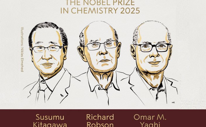 The Nobel Prize in Chemistry 2025: Νόμπελ Χημείας στους Richard Robson, Omar Yaghi & Susumu Kitagawa - Αρχιτέκτονες της «ανάπτυξης μεταλλο-οργανικών πλαισίων»