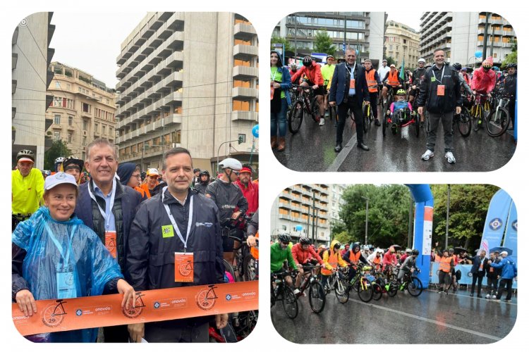 Alternate Sports Min Vroutsis: Μαζί με τον Δήμαρχο Αθηναίων, Χάρη Δούκα, δώσαμε την εκκίνηση στη μεγάλη ποδηλατική γιορτή της πόλης!