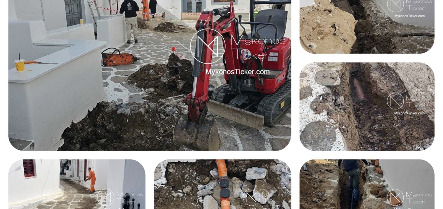 DEYA Mykonos: Ολοκληρώθηκε η κομβική αντικατάσταση του καταθλιπτικού αγωγού λυμάτων στα Τρία Πηγάδια - Θωράκιση της Χώρας με σύγχρονες Υδραυλικές Υποδομές