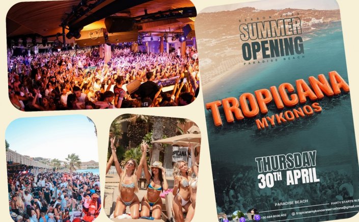 Tropicana Mykonos 2026 – BE READY: The high-octane opening ignition of a Summer-Long Masterclass in vibe engineering