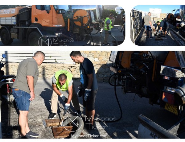 Wastewater Resilience: Αναβάθμιση και προληπτικός καθαρισμός του Δικτύου Λυμάτων στην περιοχή Ταγκού από τη ΔΕΥΑ Μυκόνου