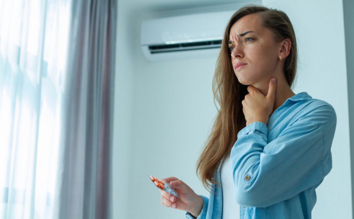Air Condition Sore Throat Relief: Πόνος στο λαιμό από κλιματιστικό; Έξυπνα tips για άμεση ανακούφιση και ξεμπούκωμα!