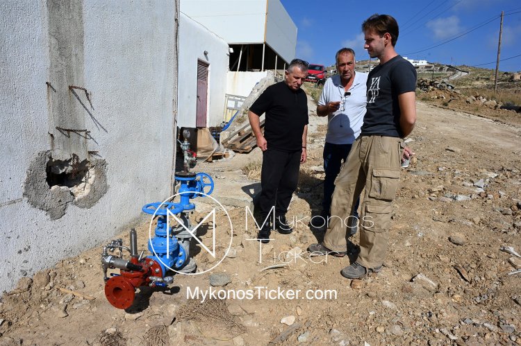 Water Security Strategy: Η Δημοτική Αρχή Βερώνη θέτει σε λειτουργική ετοιμότητα τον νέο Αγωγό Μαραθίου  - Αγία Σοφία. Έργο Αναφοράς για την Υδατική Ασφάλεια της Μυκόνου