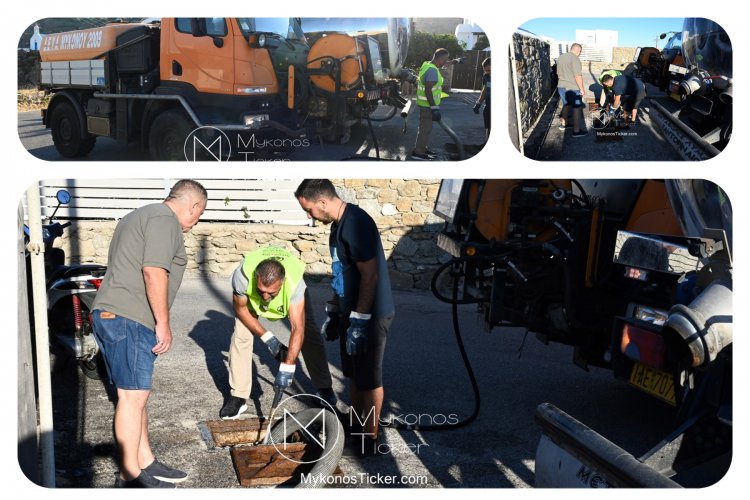 Wastewater Resilience: Αναβάθμιση και προληπτικός καθαρισμός του Δικτύου Λυμάτων στην περιοχή Ταγκού από τη ΔΕΥΑ Μυκόνου