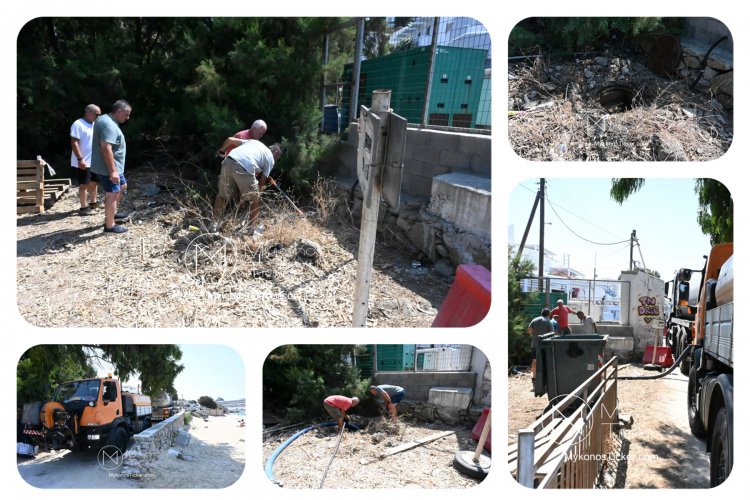 Wastewater Resilience: Η ΔΕΥΑ Μυκόνου αποκαθιστά την Υδραυλική ισορροπία στο δίκτυο Αποχέτευσης του Αγίου Στέφανου με εξουδετέρωση λιπιδικού φορτίου