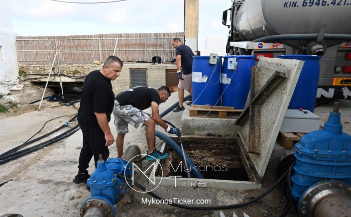 Mykonos wastewater Resilience:Προληπτικός καθαρισμός και απομάκρυνση Λιπών από τη ΔΕΥΑΜ στο Αντλιοστάσιο Λυμάτων στην Μεγάλη Αμμο