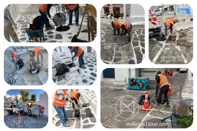 Stormwater Resilience: ΔΕΥΑ Μυκόνου - Υδρομηχανική συντήρηση και ενίσχυση της παροχετευτικότητας του δικτύου απορροής στη Χώρα ενόψει χειμώνα