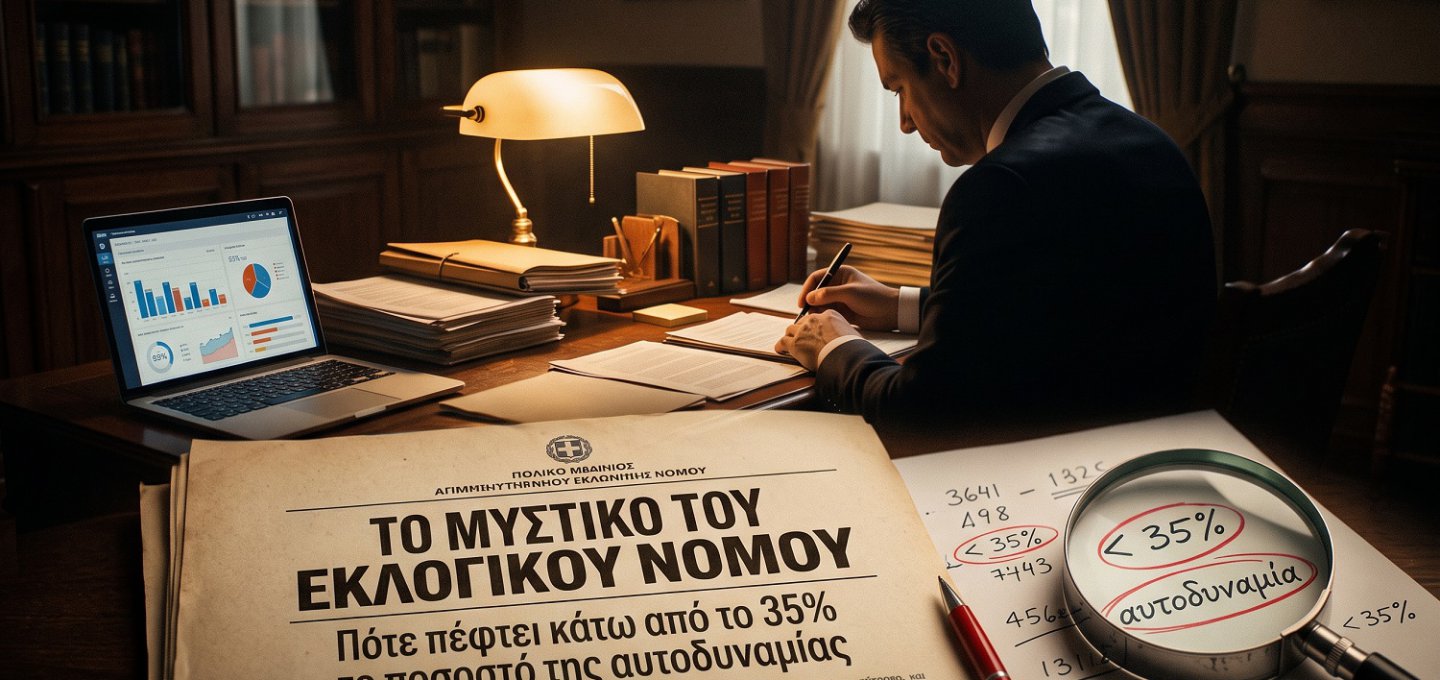 Dynamic Majority Threshold: Εκλογικός νόμος! Πότε πέφτει κάτω από το 35% η αυτοδυναμία!